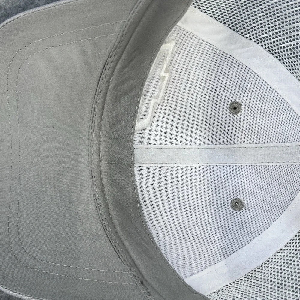 Chevrolet Trucker Hat Snapback Gray White Mesh Back Cap